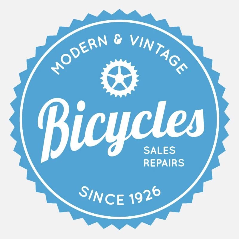 Modern and vintage bicycles