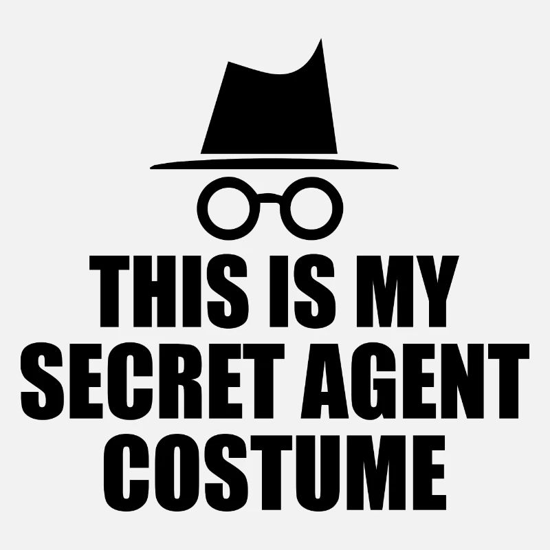 This Is My Secret Agent Costume