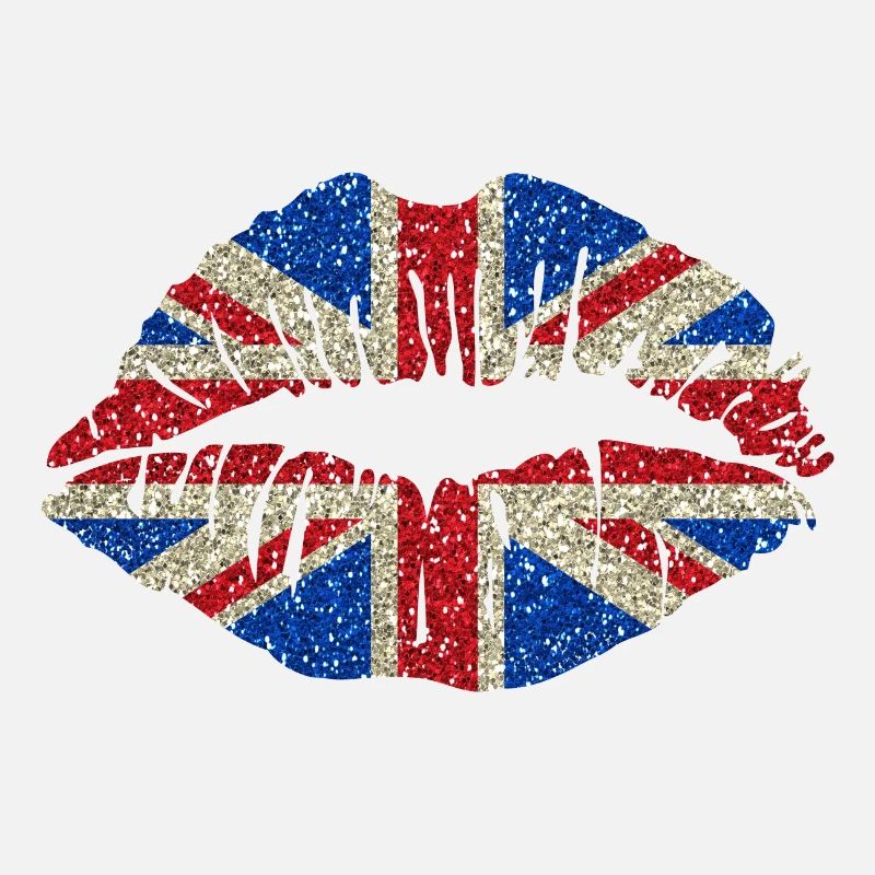 lèvres sexy: Angleterre Union Jack