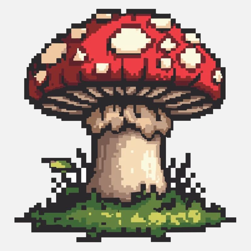 Mushroom Pixel Icon