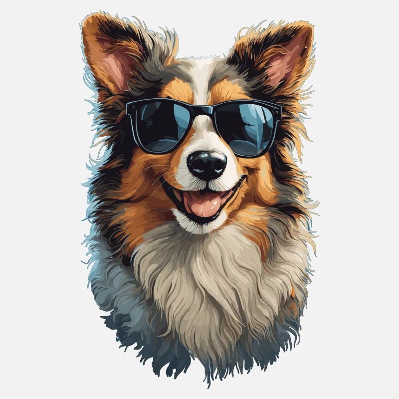 Border Collie ami chiens de compagnie Design