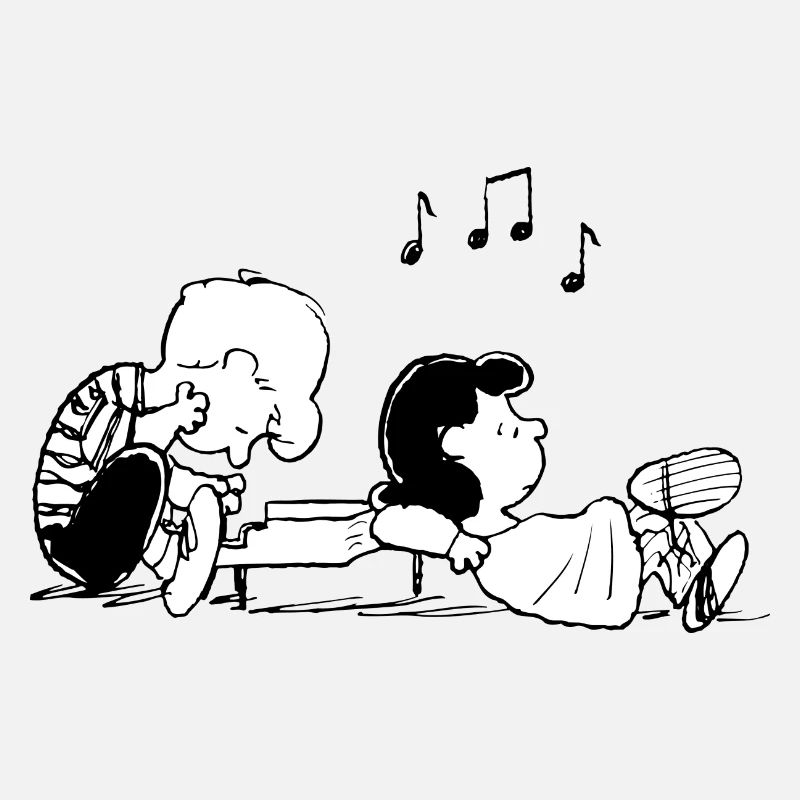 Peanuts Schroeder And Lucy