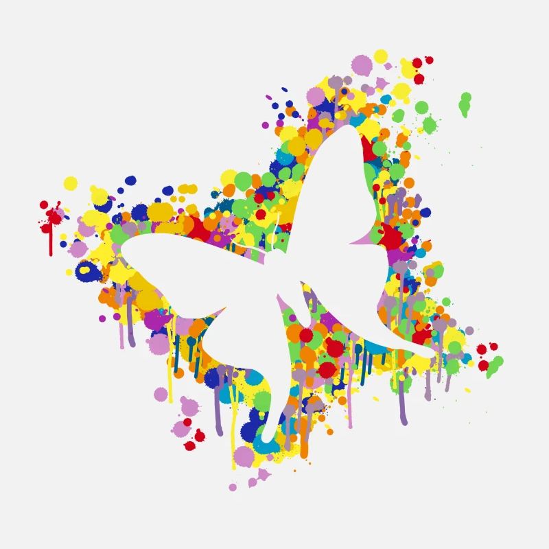 Schmetterling Splash