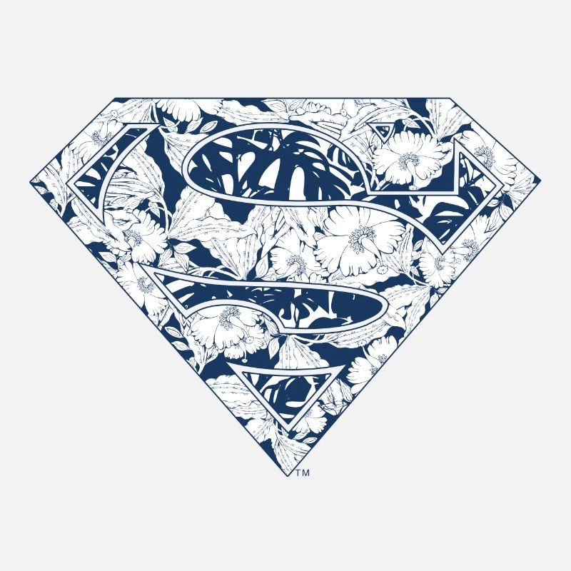 DC Comics Superman Logo Floral