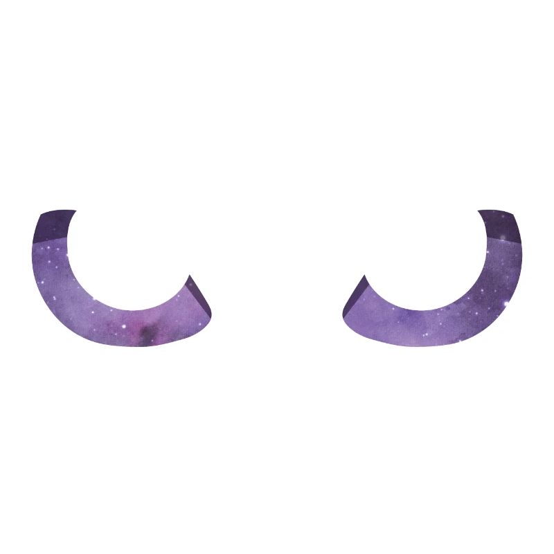 Yeux de chat violets