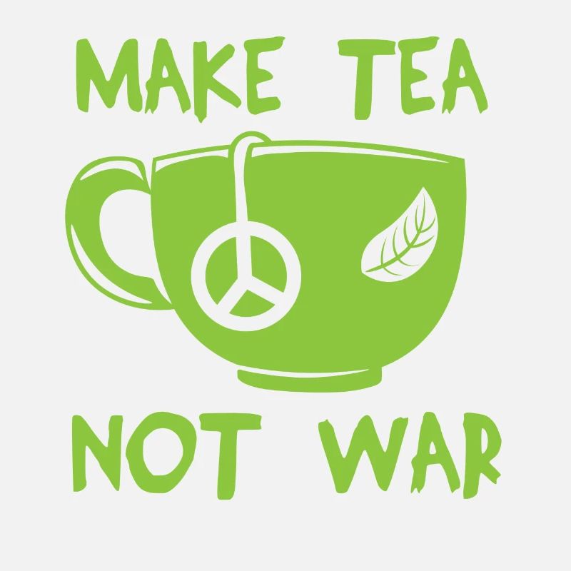 Tee Tea War Tasse Peace Krieg Statement Geschenk