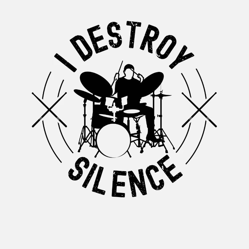 Drummer, I destroy the silence