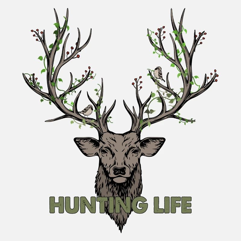 Hunting Elch mit Geweih