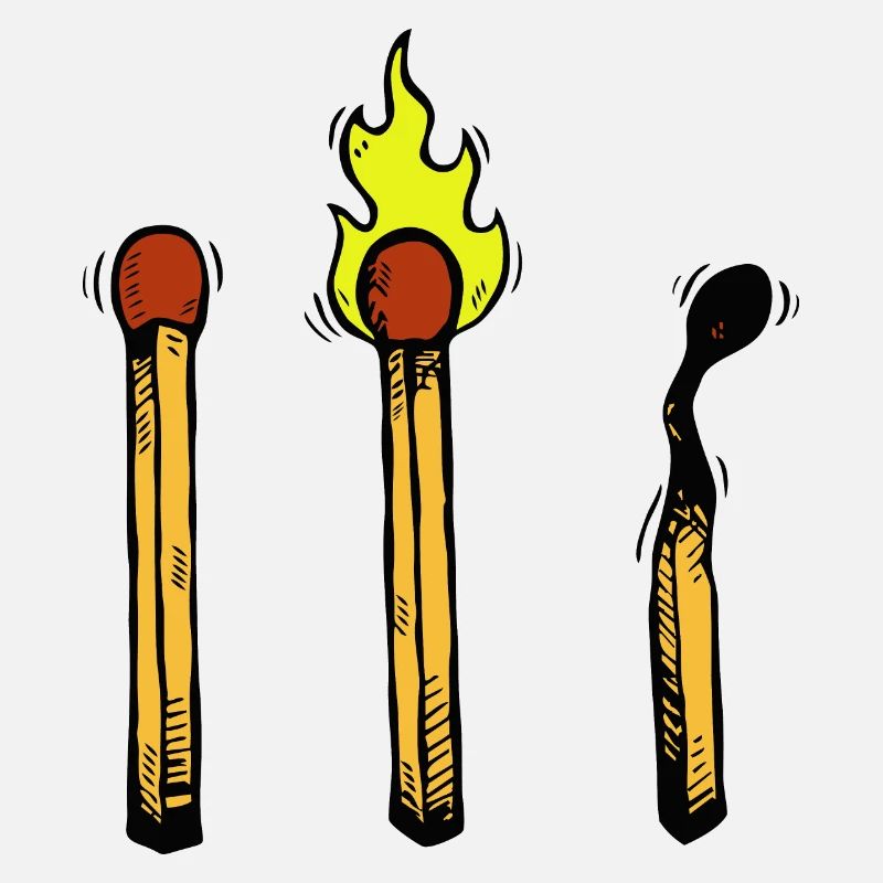 Match Burning Fire