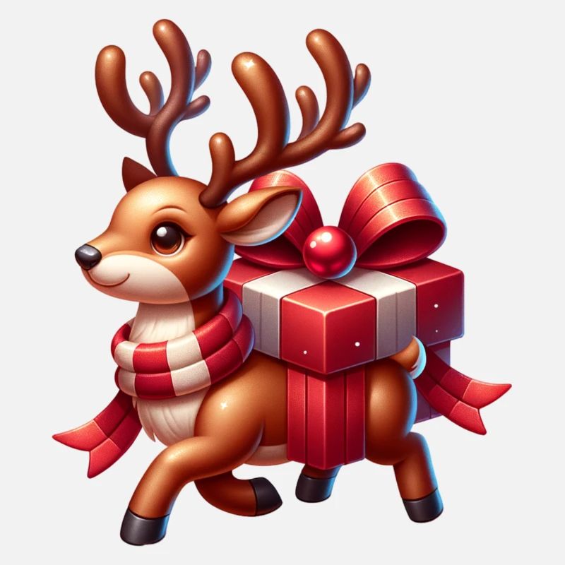 Gift Reindeer Christmas
