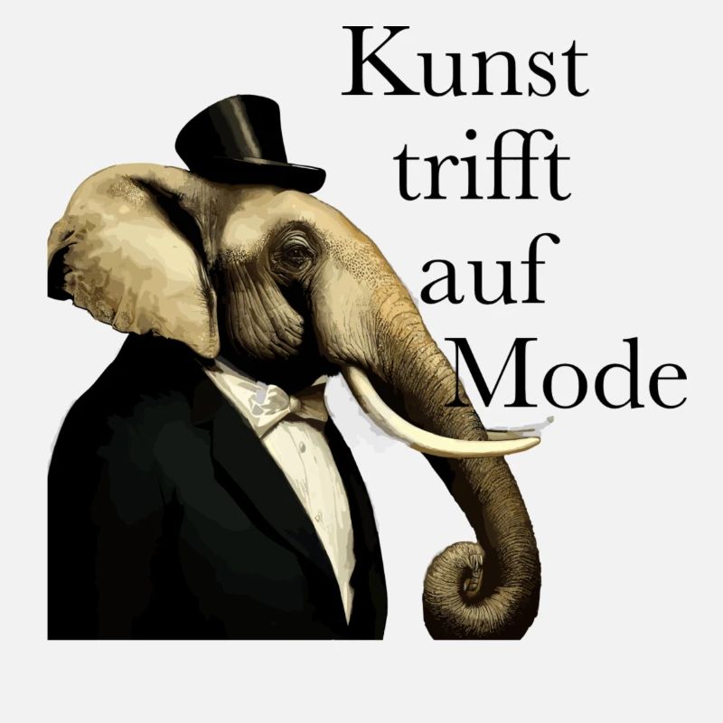 Kunst trifft auf Mode Elefanten Geschenk Shirt