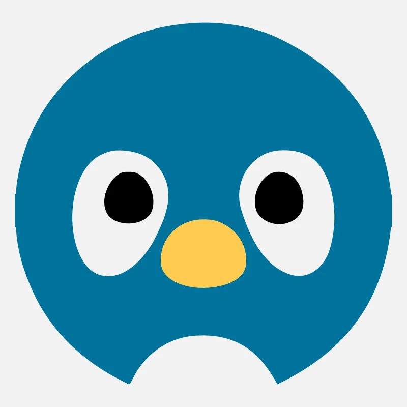 Cartoon Penguin Face