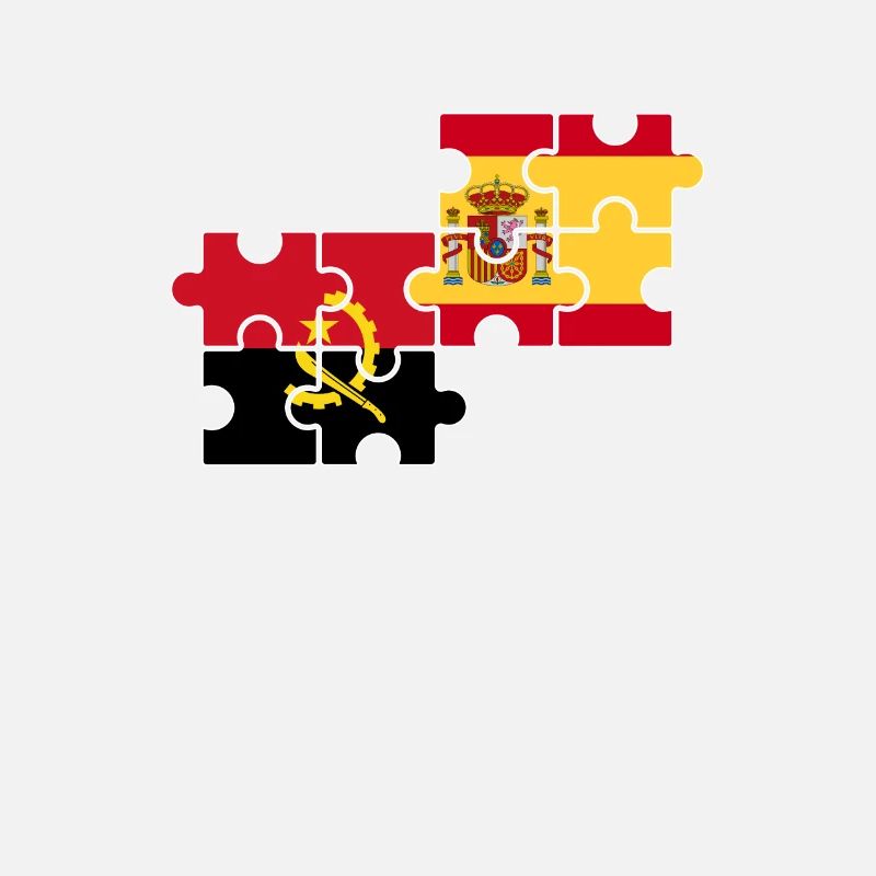 Angola Spanien Flagge Spanisch Angolaner