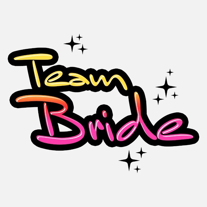 Team bride retro mariage mariage bachelorette