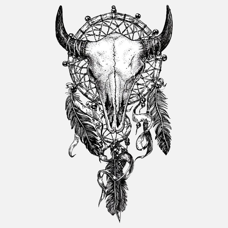 Skull Dreamcatcher Tattoo