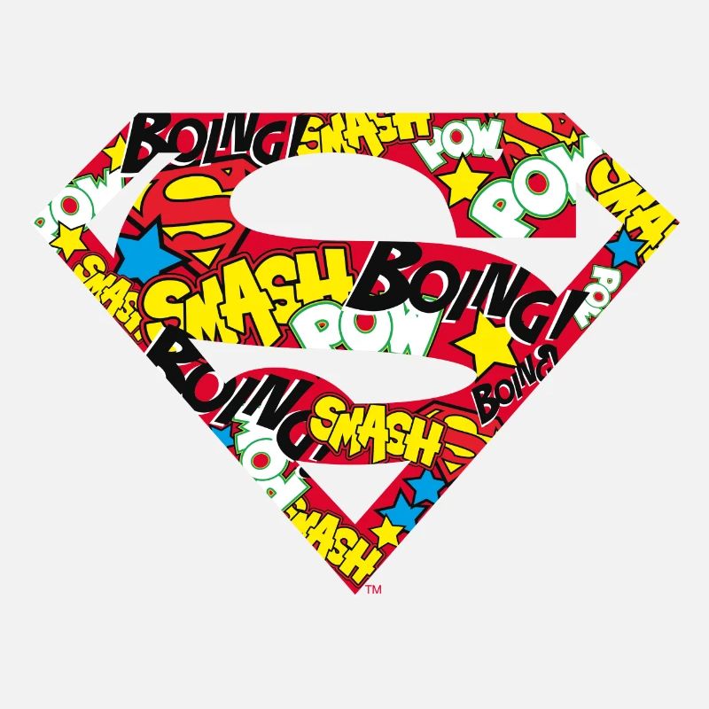 DC Comics Superman Logo Mit Lautmalerei