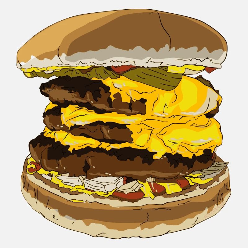 Burger Cheeseburger Gigant