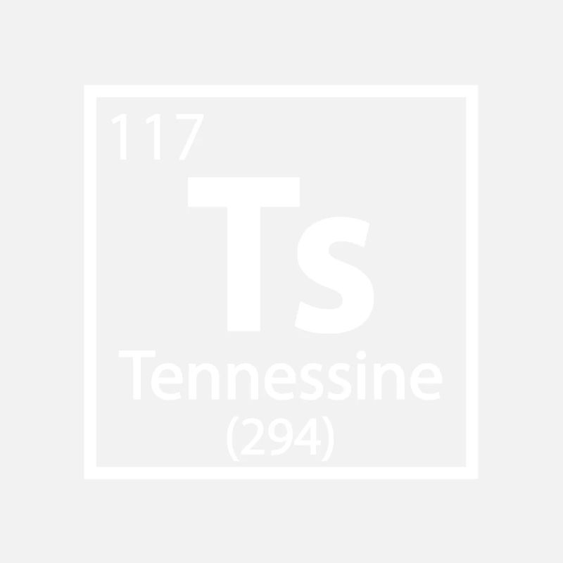 Periodensystem des Tennessine-Elements