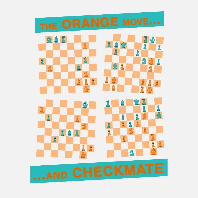Die ORANGE Bewegung ... und CHECKMATE - Ritter