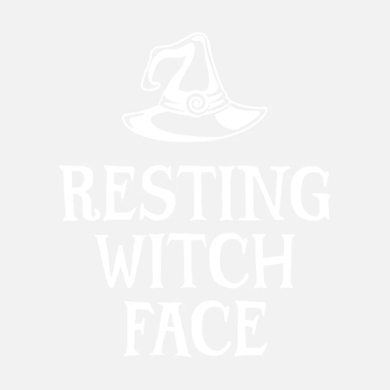 Visage de sorcière au repos