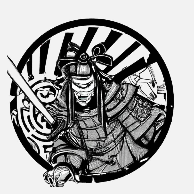 Graffiti de samouraï