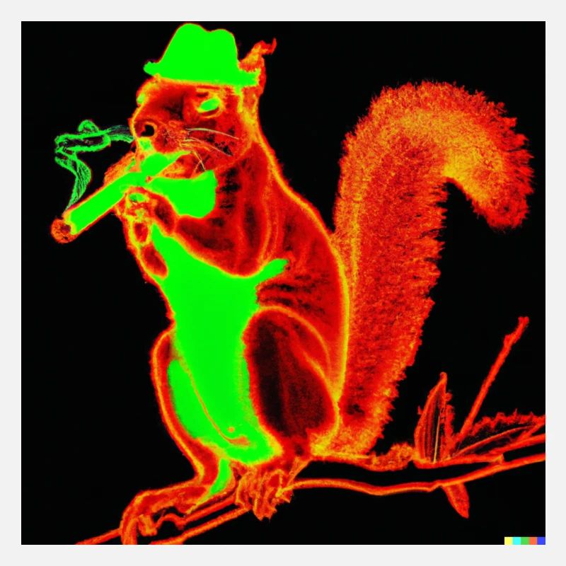Neon Eichhörnchen 2