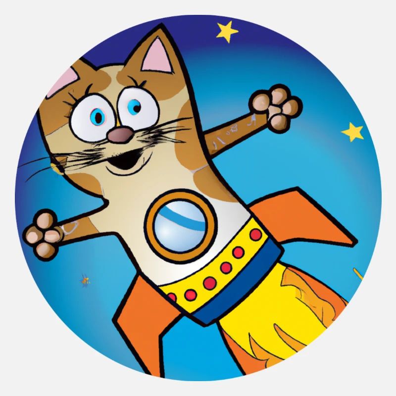 Chat fusée