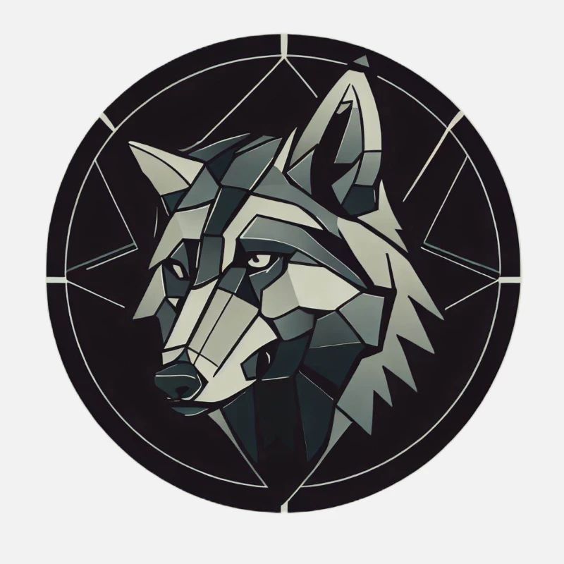 Geometric wolf