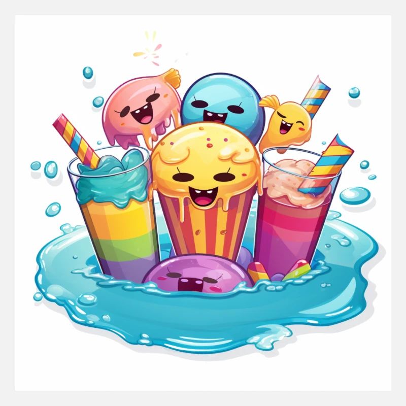 Inflatab Bliss A Cheerful Pool Party with Style