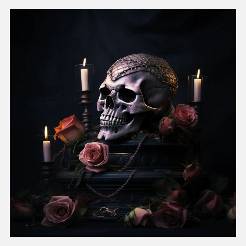 Vergänglichkeit - Gothic T-Shirt Design