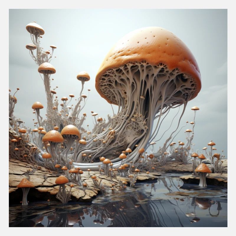 melting mandelbulb 3d vector sceleton