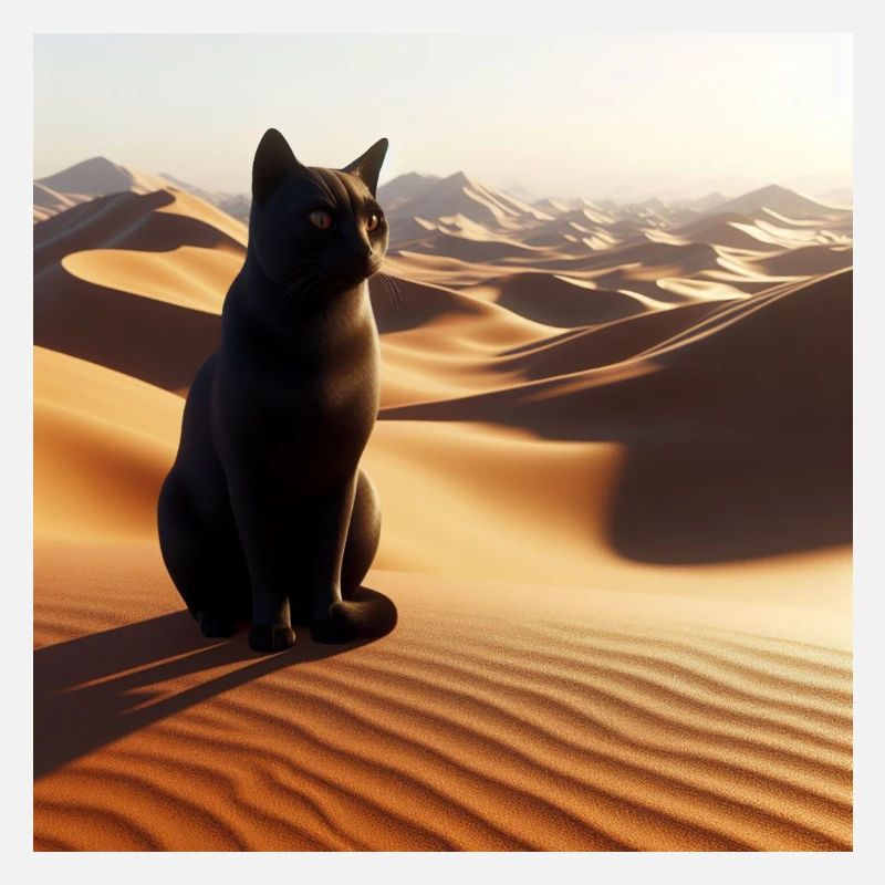 A true cat in a desert 3