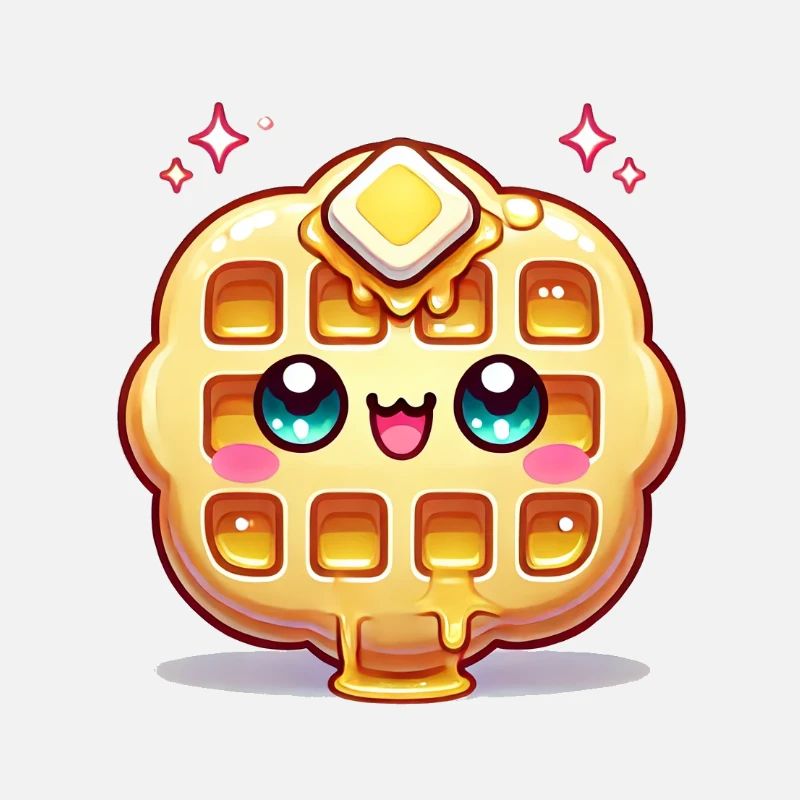 Waffle kawaii waffle cute