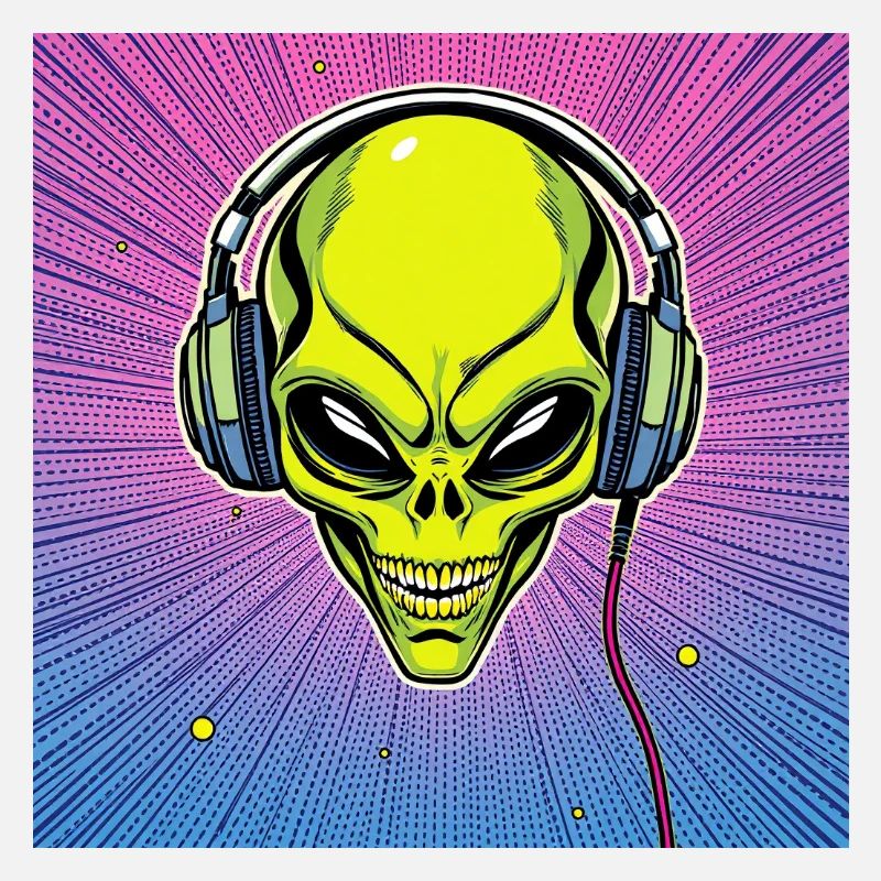 Alien Skull Kopfhörer