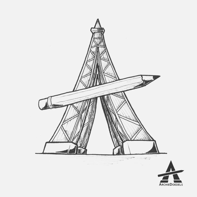Eiffel tower Pencil