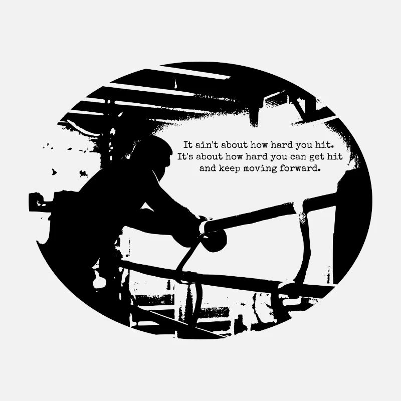 Motivation Citation Boxer Fighter Rocky Inspiration