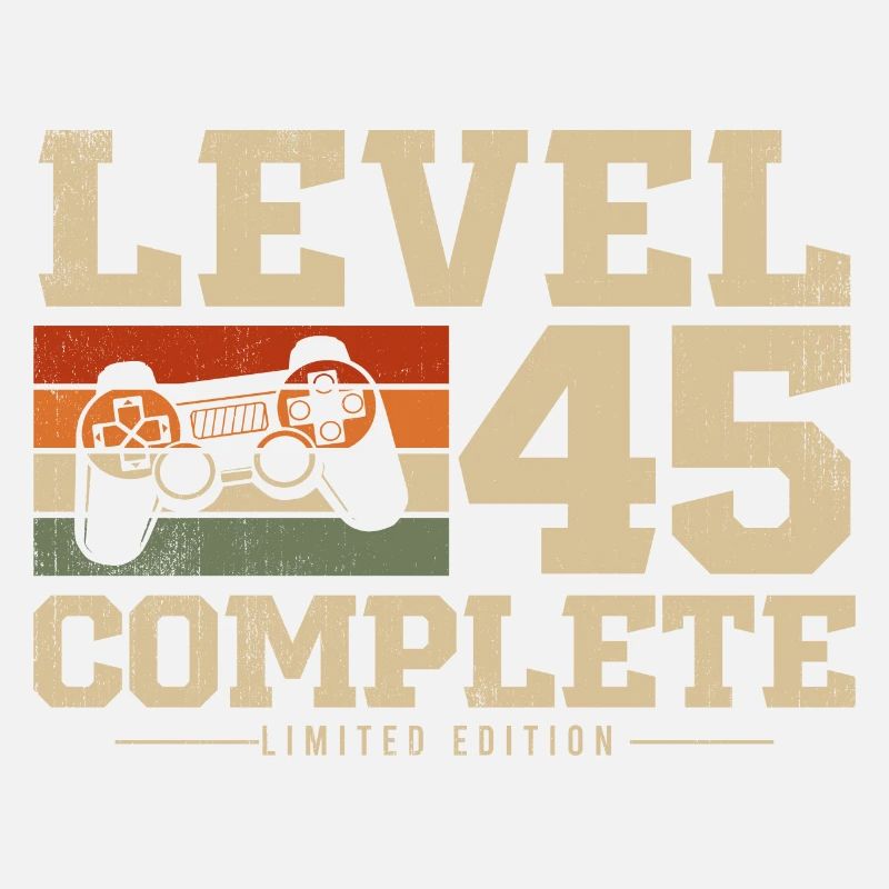 45 Geburtstag Geschenk Level 45 Complete