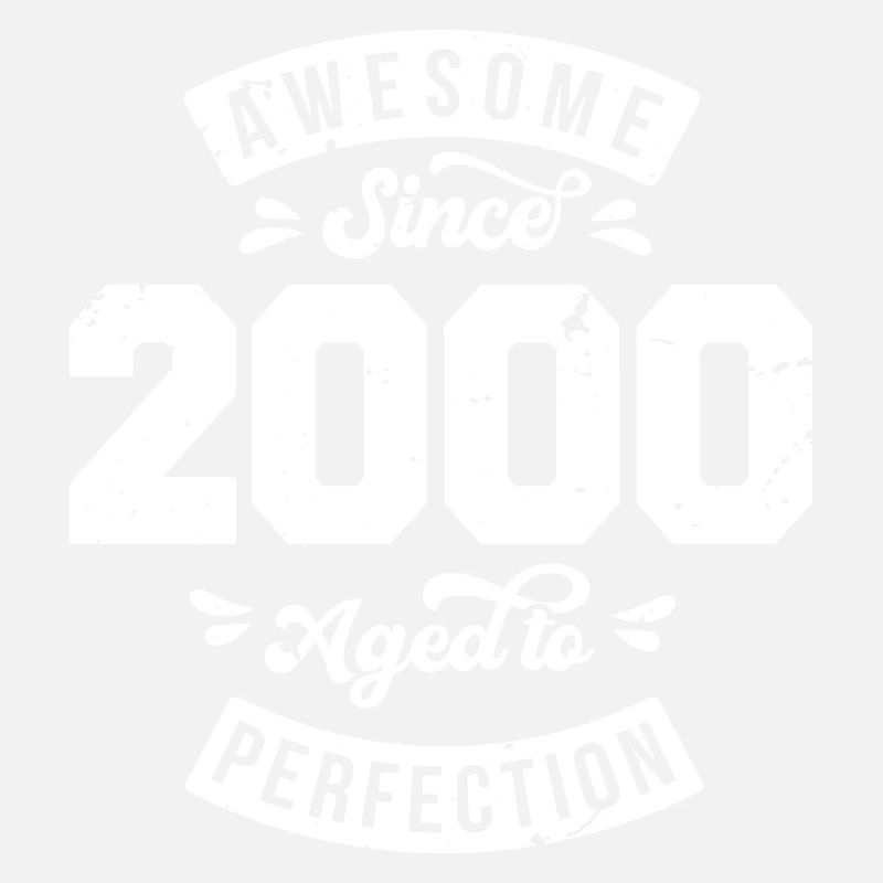 Millésime 2000 anniversaire - rétro 2000