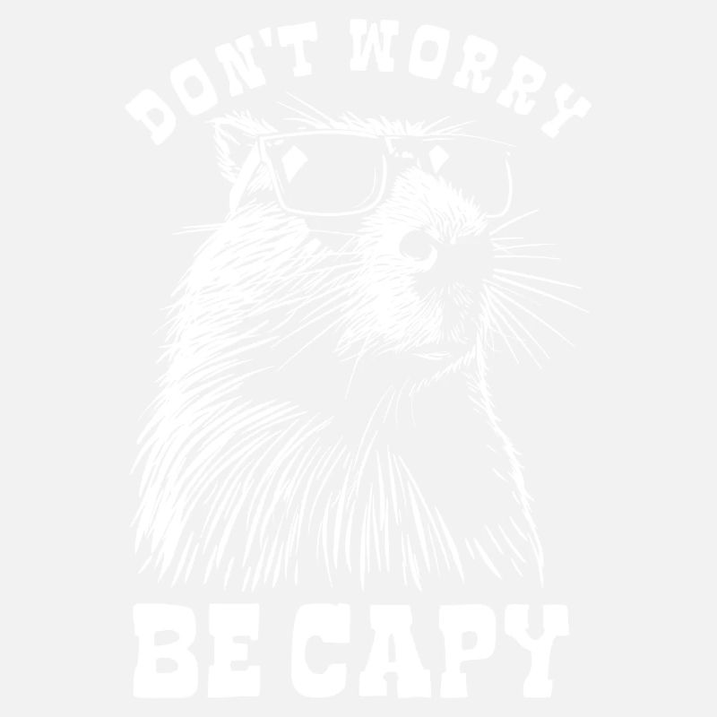 Capybara - Don't worry, be capy - Spruch