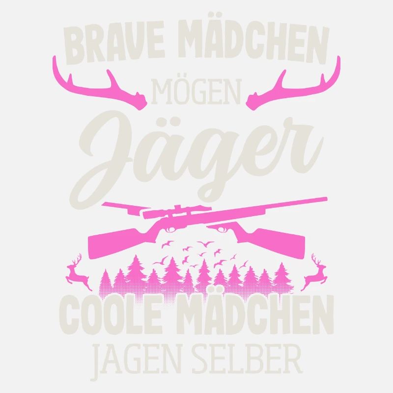 Jäger Mädchen Jagen Selber Hirsch Jagd Jägerin