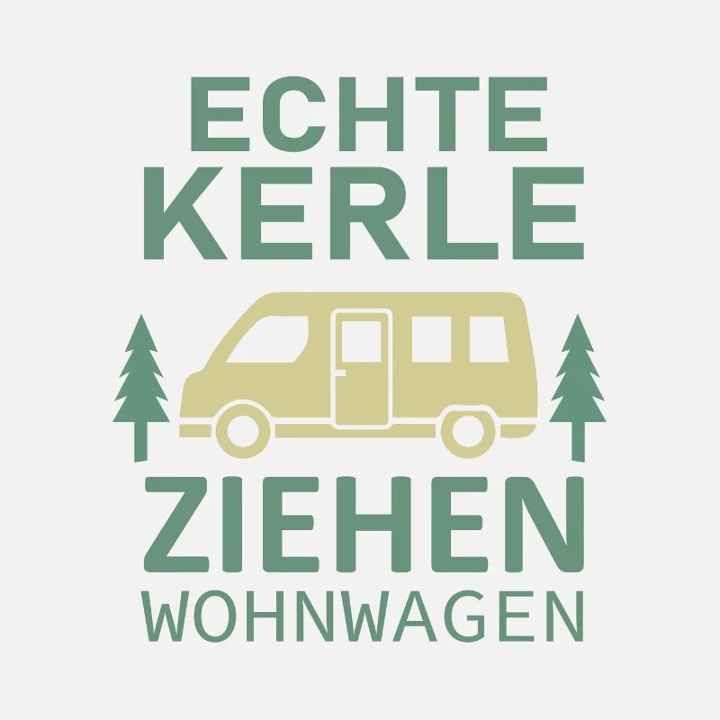Echte Kerle Ziehen Wohnwagen