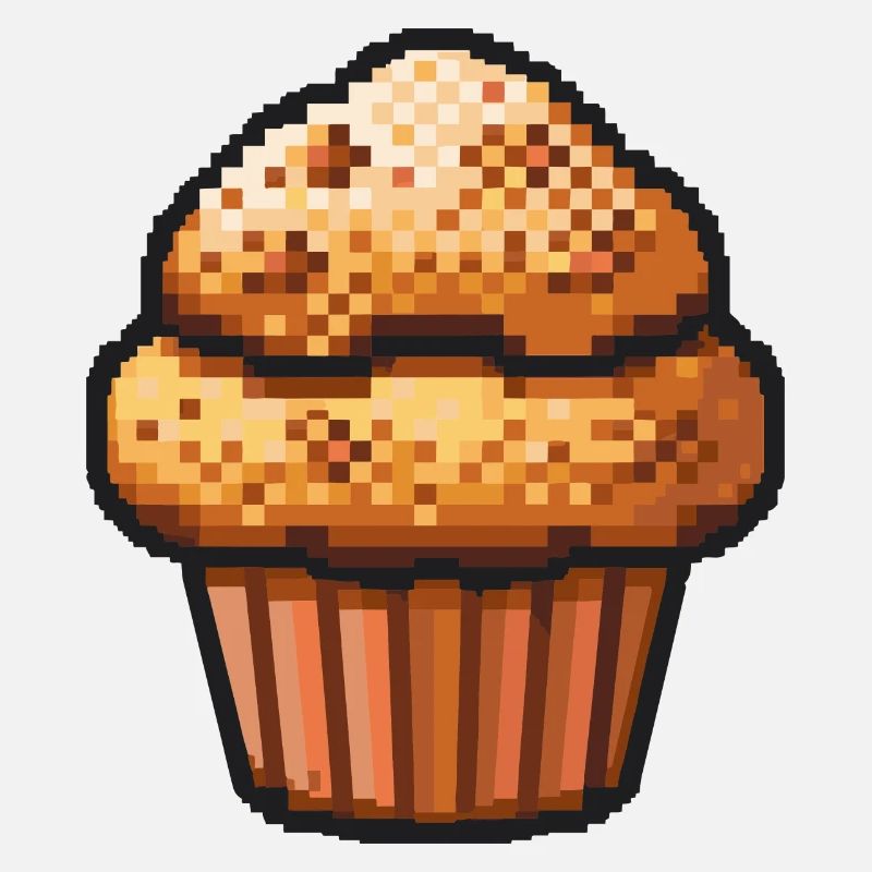 Cupkake Pixel Symbol Torte