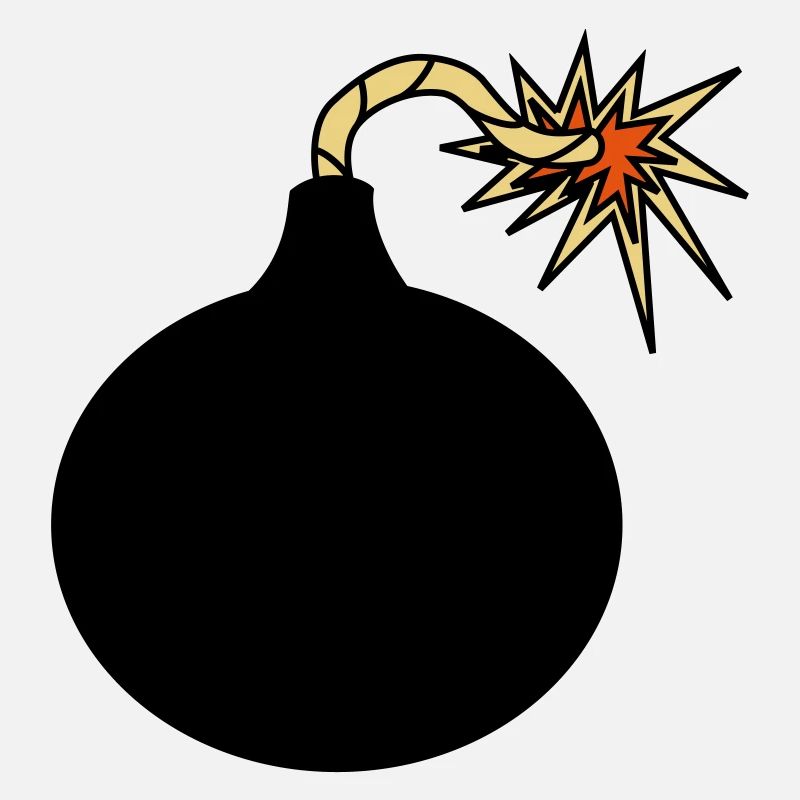 Bombe Zünschnur Geschenkidee Feuer Explosion