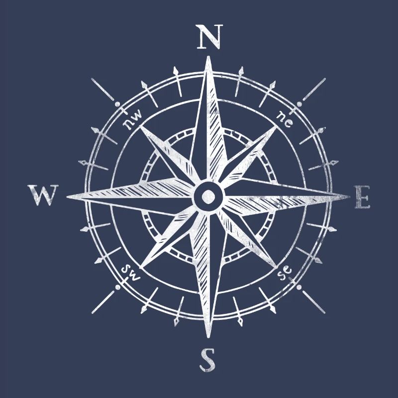 Gift Retro Compass Cardinal points