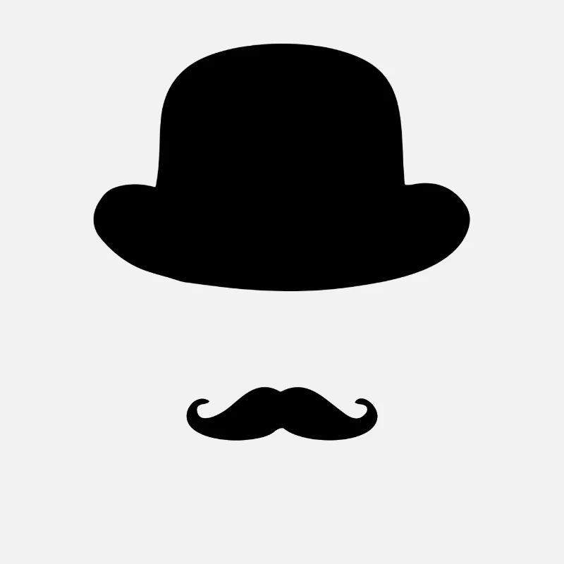 mustache hat