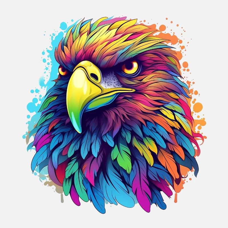 Aigle de profil