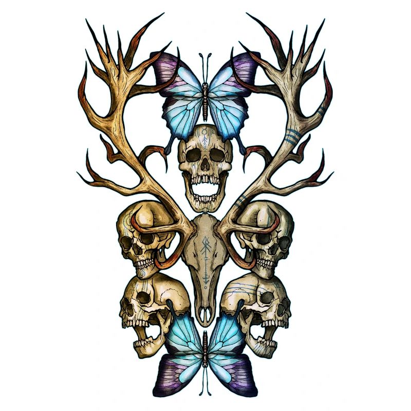 Skull Antlers 4