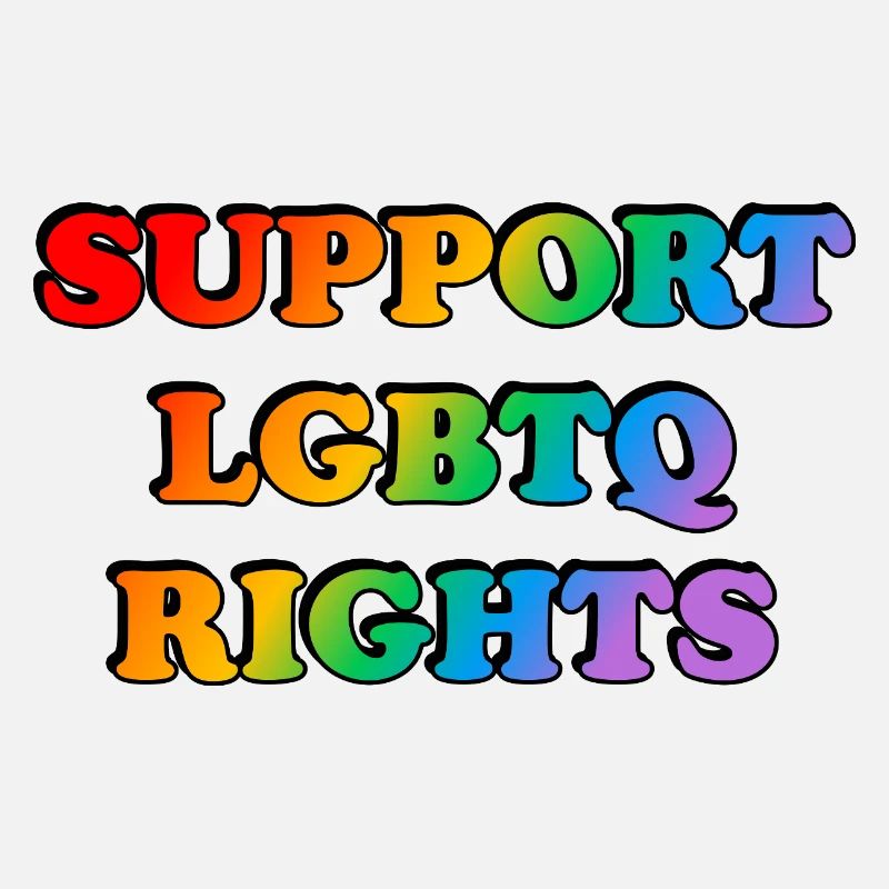 Support LGBT Rights Rainbow Flag