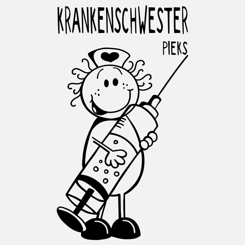 Krankenschwester mit Spritze - Geschenk