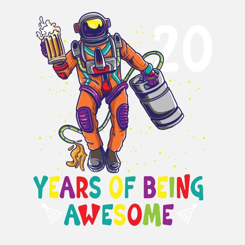 20th Birthday Astronaut Astronomy Solar System